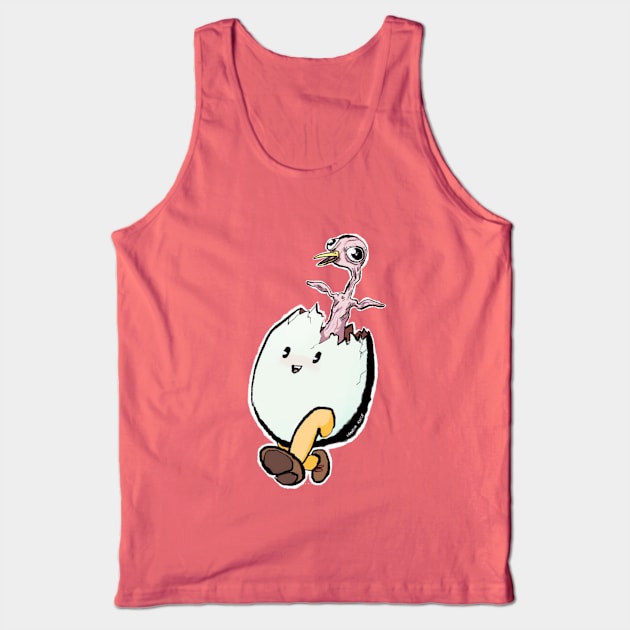 Happy Little Egg Tank Top by bransonreese